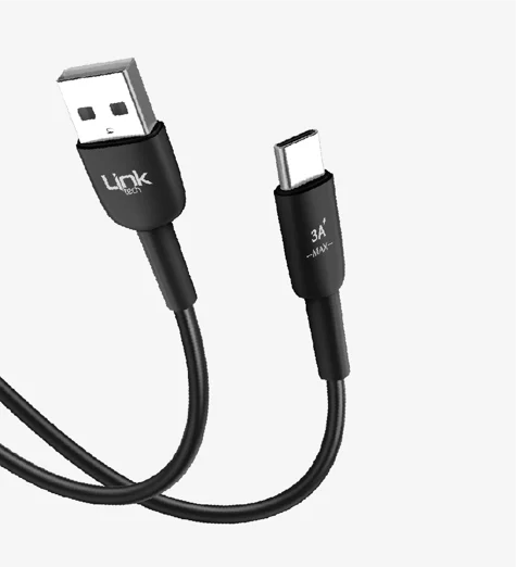 LinkTech K602 Soft & Fast 1m 3A USB-C Şarj Kablosu