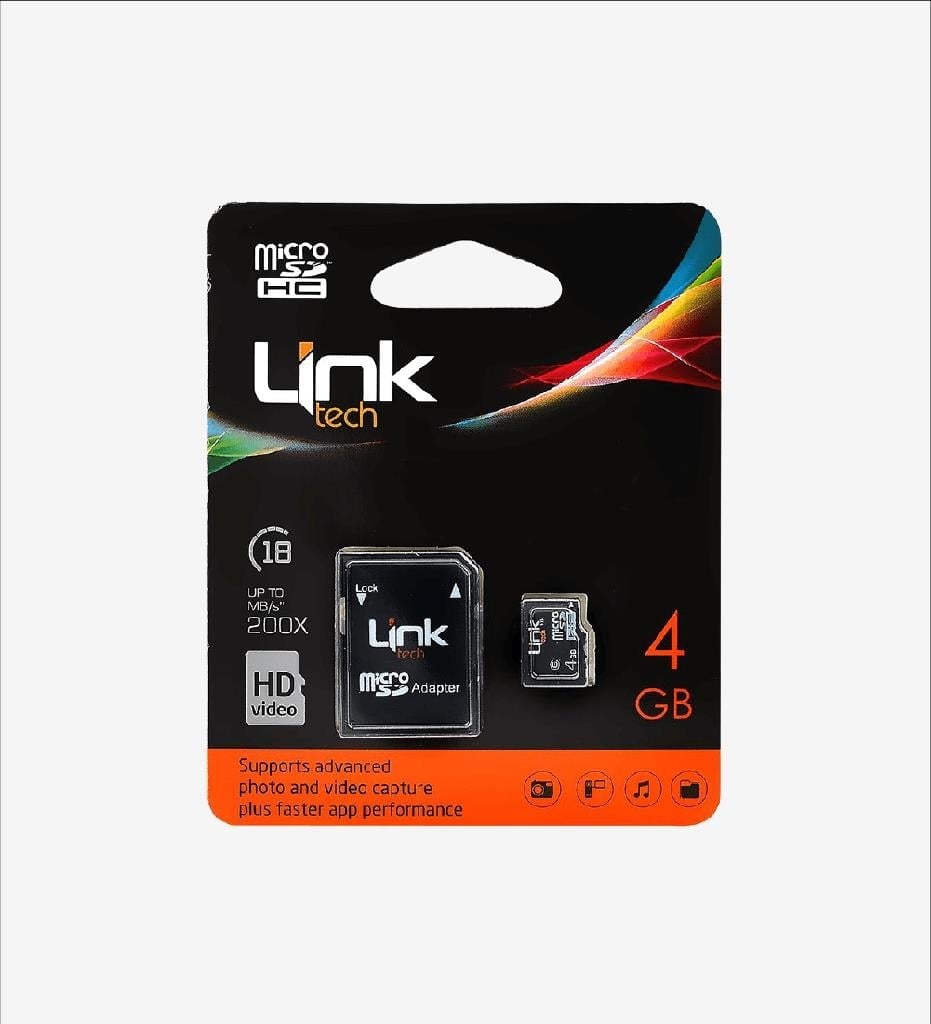 LinkTech M102 4GB Micro SD Adaptörlü Hafıza Kartı