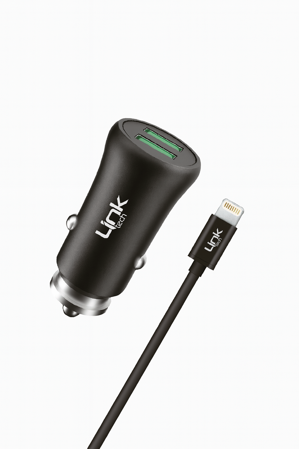 LinkTech M582 Metal Lightning USB Araç Şarj Aleti 