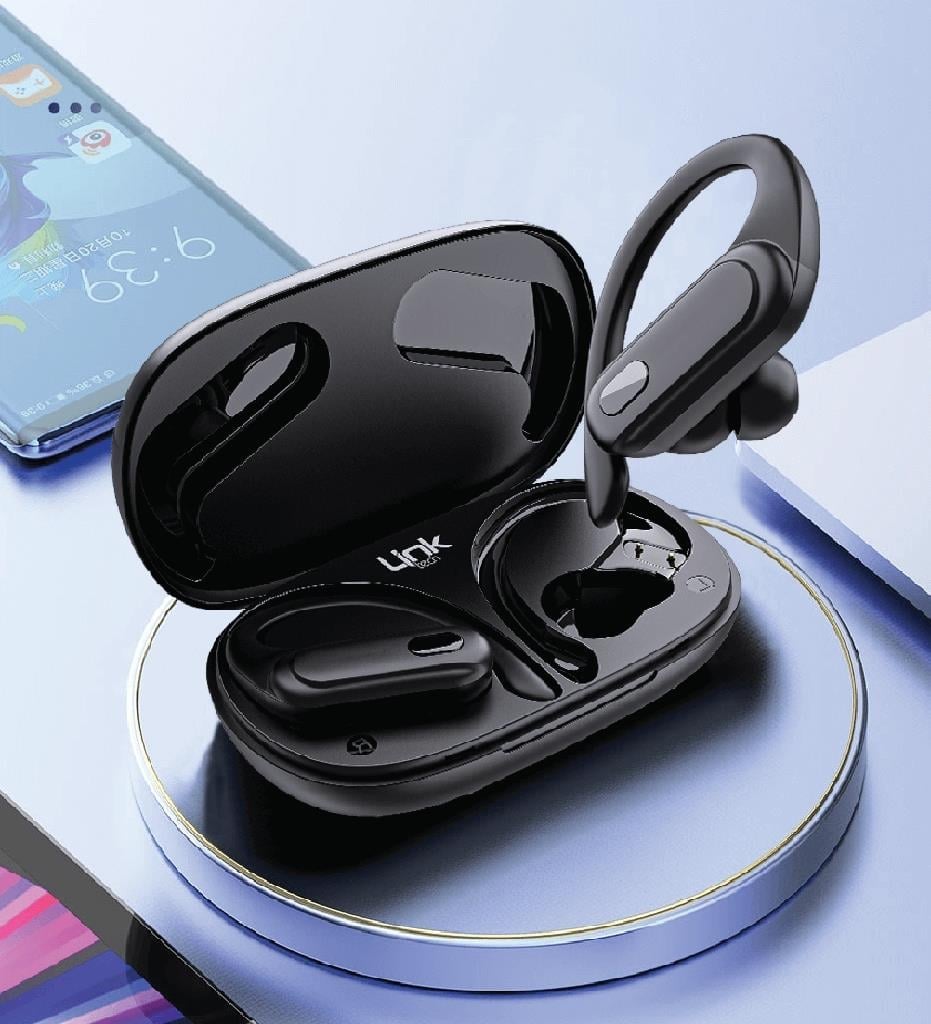 LinkTech S28 Spor Kancalı Silikonlu Bluetooth Kulaklık 