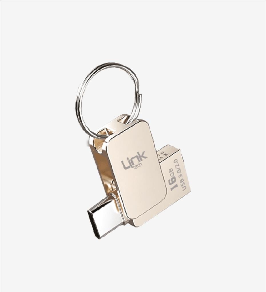 LinkTech T616 Premium Dual 90MB/s 16GB Type-C OTG Flash Bellek