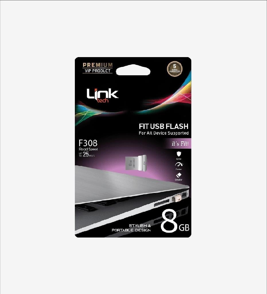 LinkTechF308 Premium Fit 8GB Flash Bellek