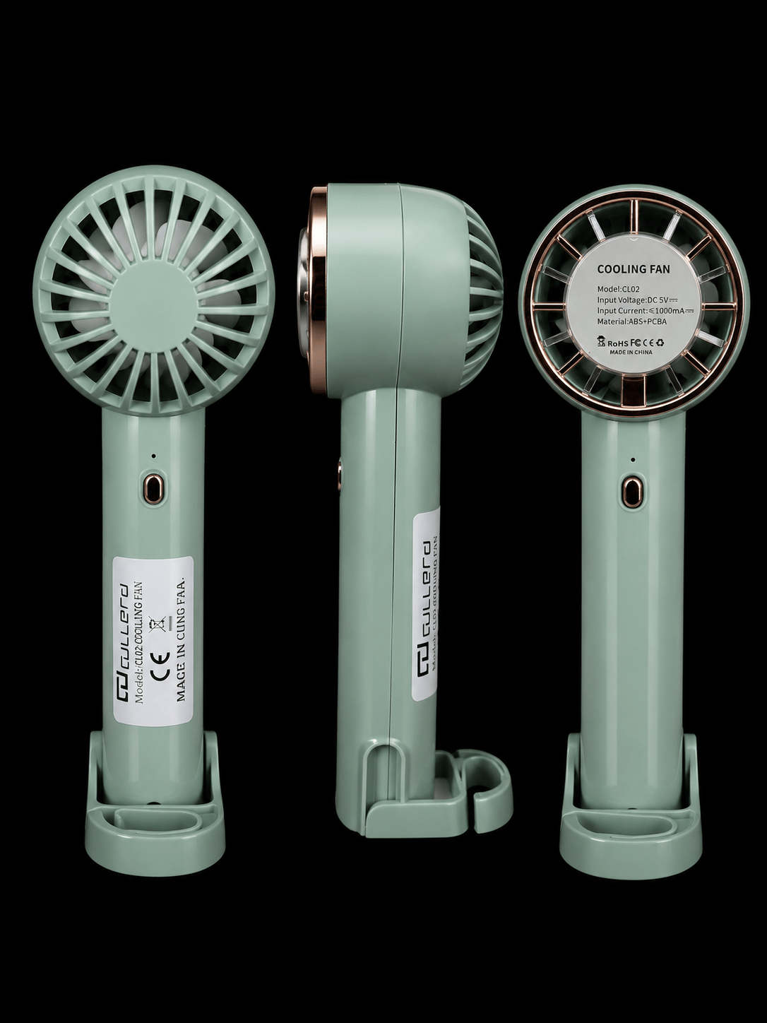 Sessiz ve Güçlü Mini Taşınabilir Soğutma Fanı Anında Serinlik  F-CL02