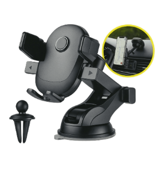 TELKUR 360 Dönebilir 2 in 1 Araç İçi Telefon Tutucu H-XP331