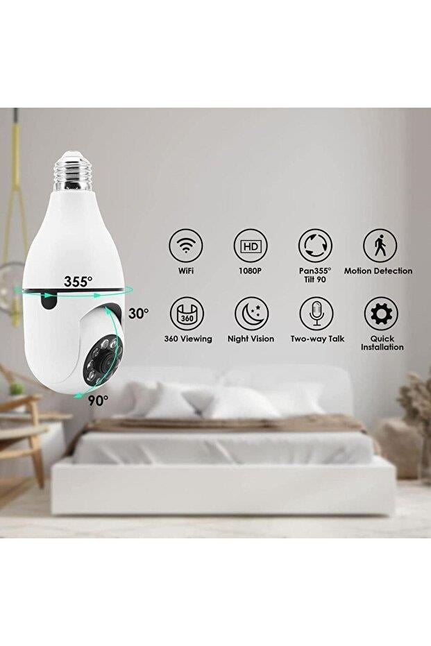 Torima CMR-6 360° Full Hd 1080p Ampül Smart Ip Kamera