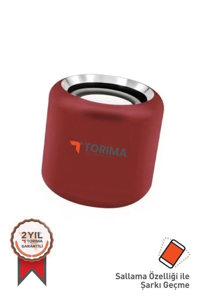 Torima D12 Bluetooth Hoparlör Taşınabilir Speaker Kırmızı