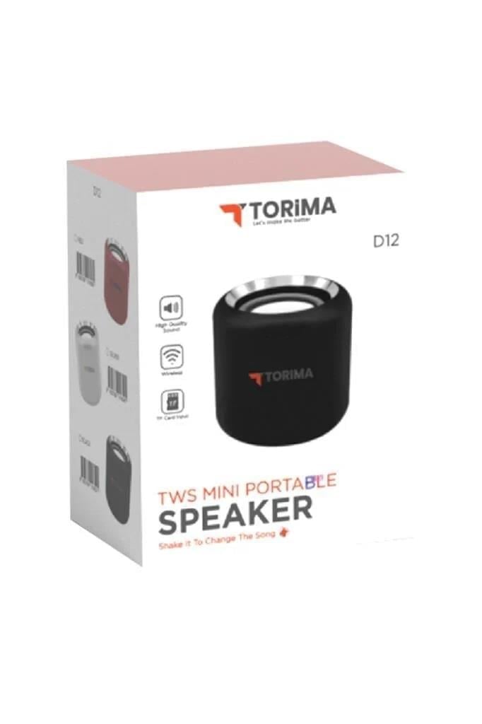 Torima D12 Bluetooth Hoparlör Taşınabilir Speaker Kırmızı