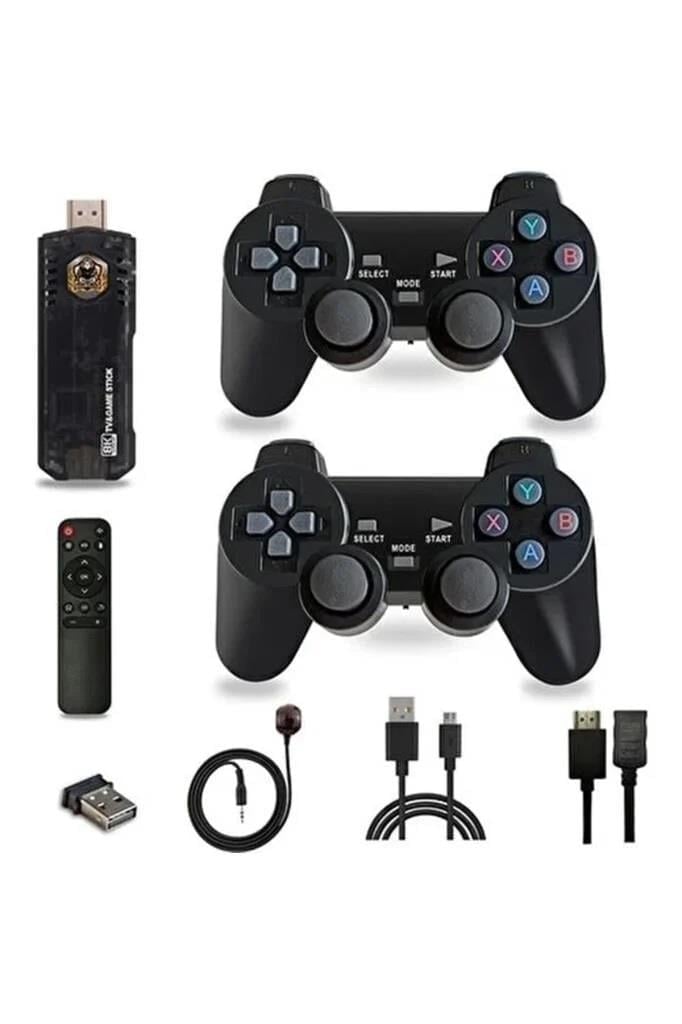 Torima GC-06 PRO Oyun Konsolları 2IN1 5G 8K Ultra Hd 64Gb Tv Box Game Box Android Tv Atari Oyun Konsolu Siyah