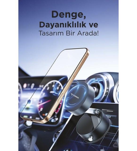 Torima JX-054 Siyah Manyetik 180 Derece Dönebilen Plastik Telefon Tutucu