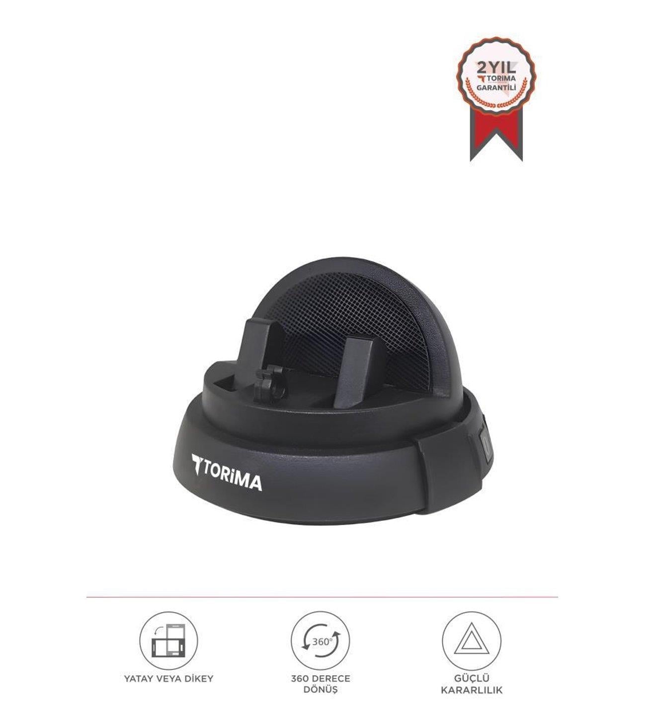 Torima JX-059 Siyah 360 Derece Dönebilen Numaratörlü Güçlü Araç İçi Telefon Tutucu