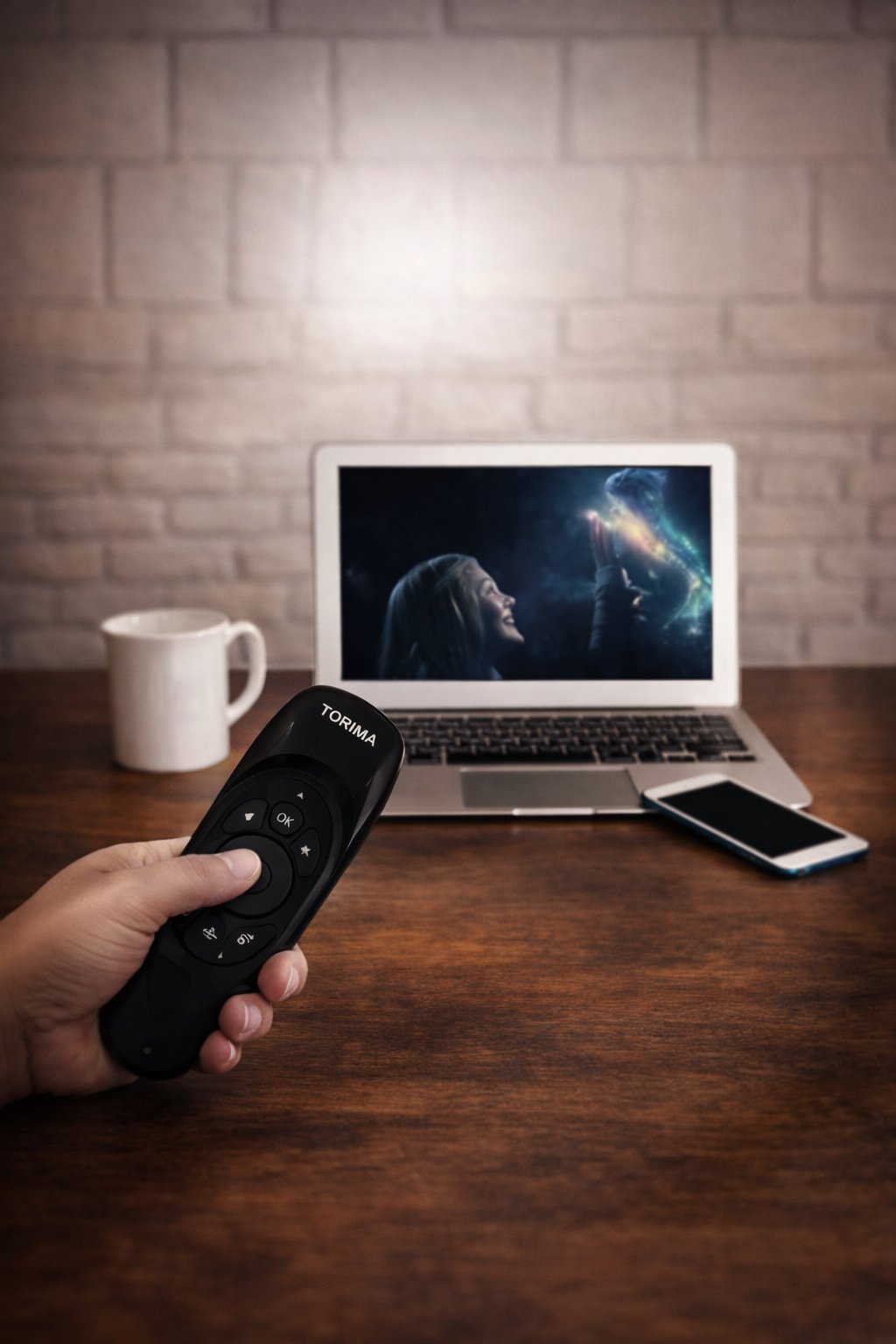Torima K-02 Android Akıllı Tv İçin 2.4g Uzaktan Kumandalı Mini Klavyesi