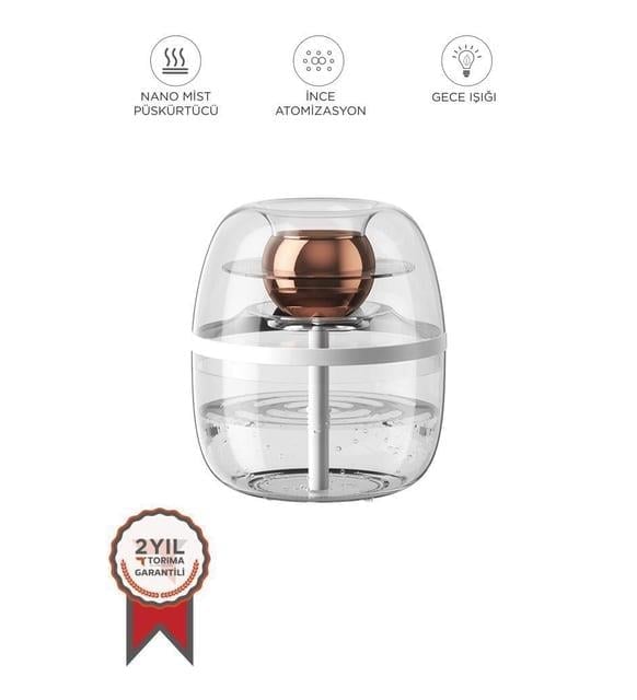 Torima K30 Humidifier Hava Nemlendirici Aroma Terapili Buhar Makinesi