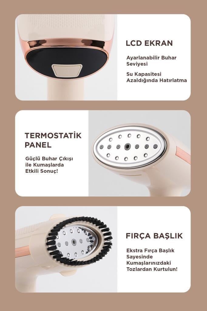 Torima KY-003  El Tipi Giyisi Buharlayıcı Siyah
