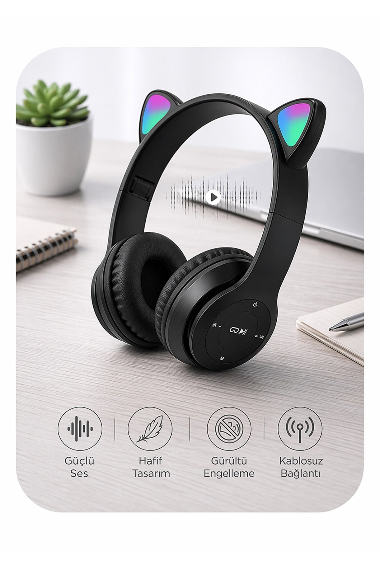 Torima P47M Kulak Üstü Kablosuz Bluetooth Kulaklık