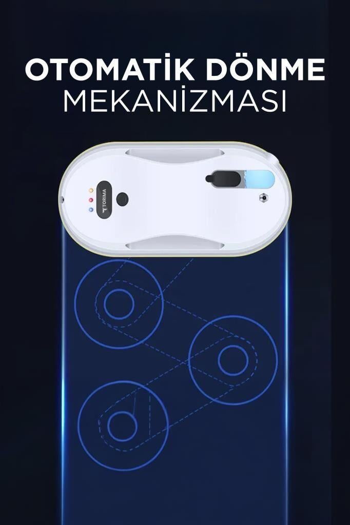 Torima S9 Beyaz Su Püskürtmeli Uzaktan Kumandalı Cam Pencere Temizleme Robotu