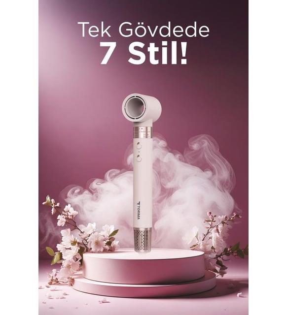 TORIMA THD-01 PINK 7IN1  MULTI STYLER AIRWRAP