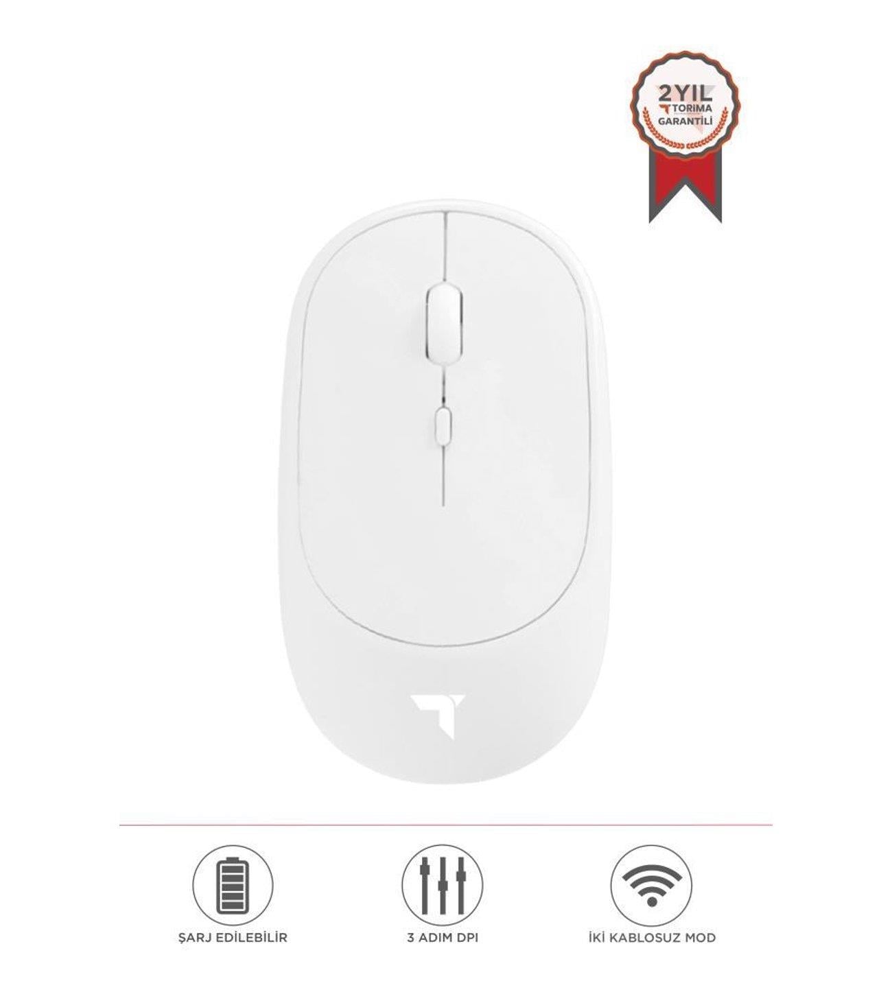 Torima TM-16 Kablosuz Çift Modlu Sessiz Mouse Fare
