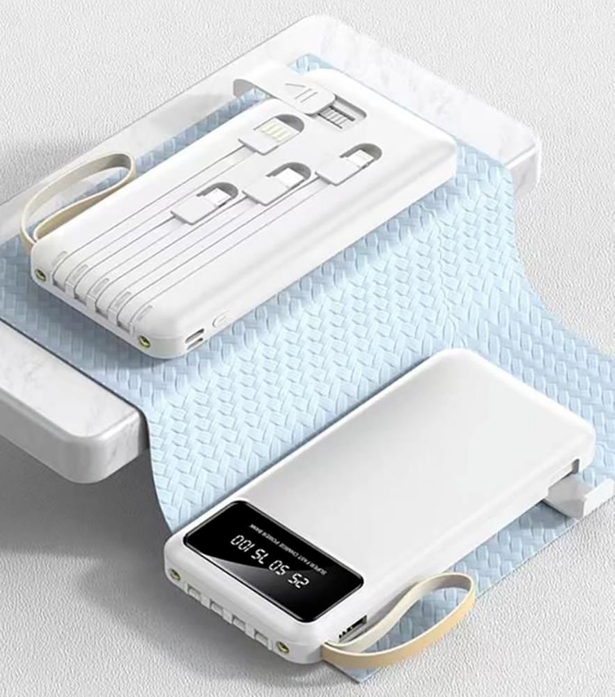 Torima TRM-1011 4 Çıkışlı 10.000 Mah Powerbank Beyaz