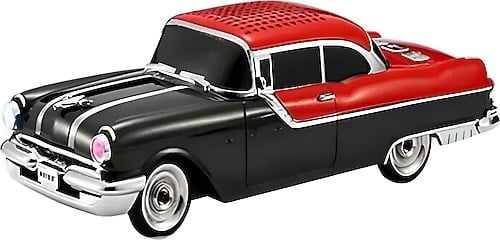 WS-598 Nostaljik Araba Görünümlü Bluetooth,Hafıza Kartı,Usb Bellek,Aux Ve Radyo Destekli Hoparlör (Siyah)