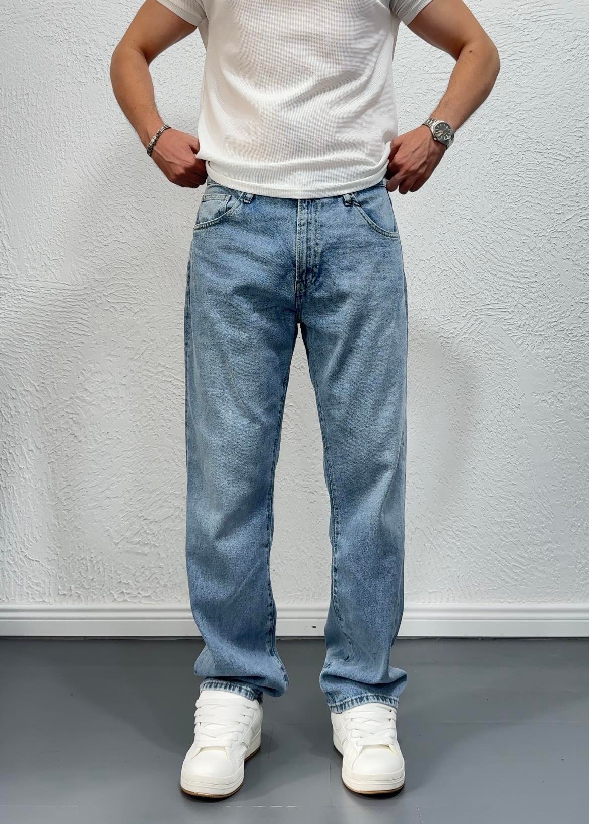 BAGGY JEAN / BUZ MAVİSİ - GRJ02