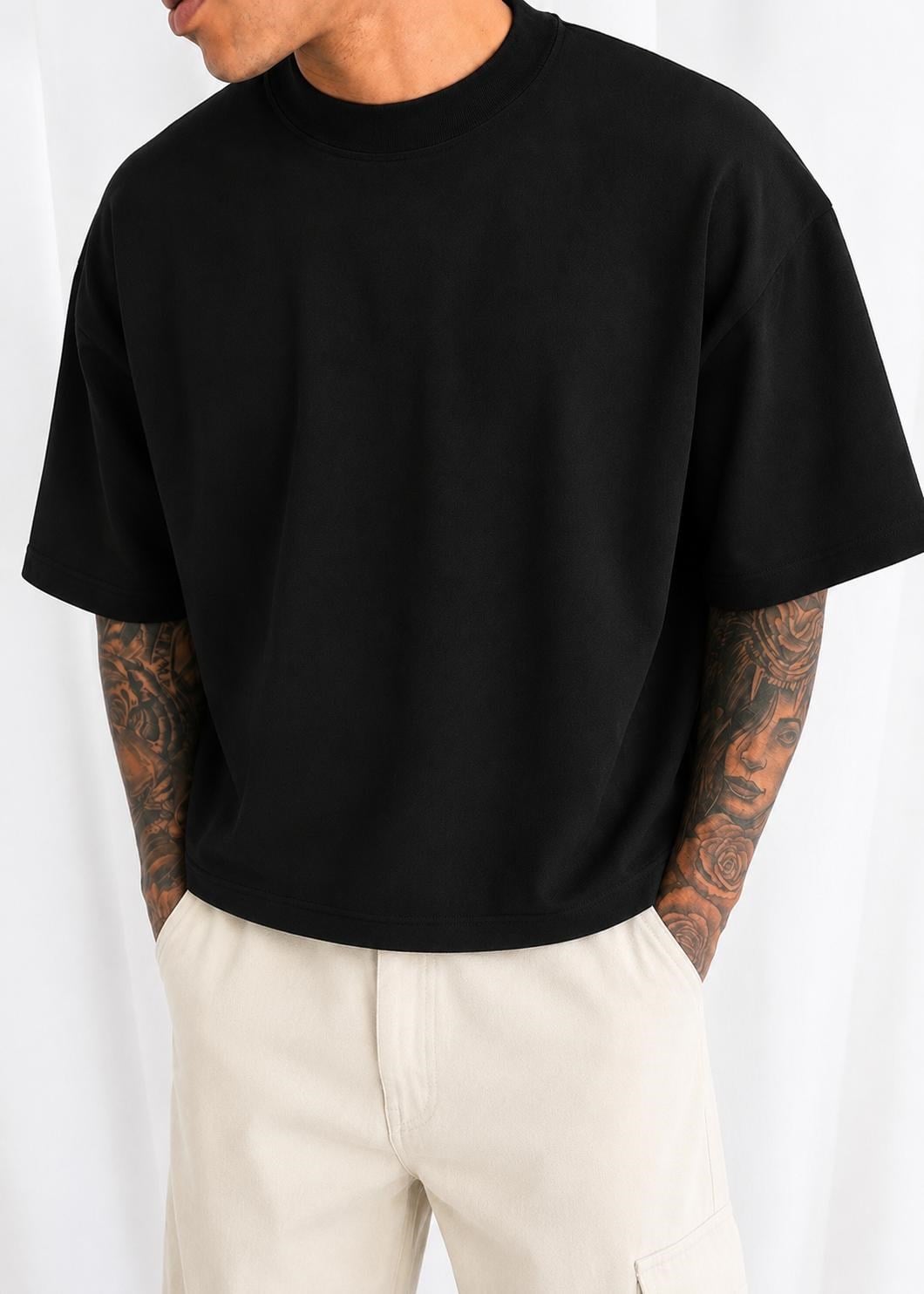 BOXY FIT / Siyah - BXF01