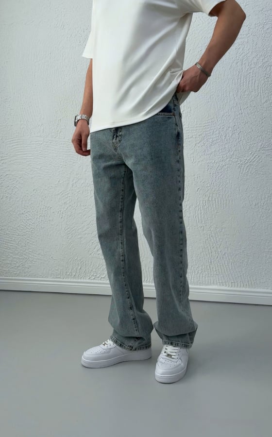 Premium Kalite Baggy Jean / MAVİ- BGT04