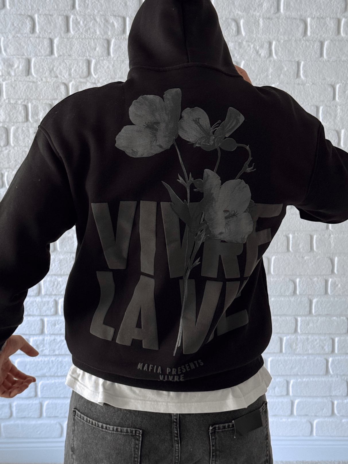 Premium Kalite Oversize Kalıp Yüksek Kaliteli Baskı Sweatshirt- Siyah/ SWT04