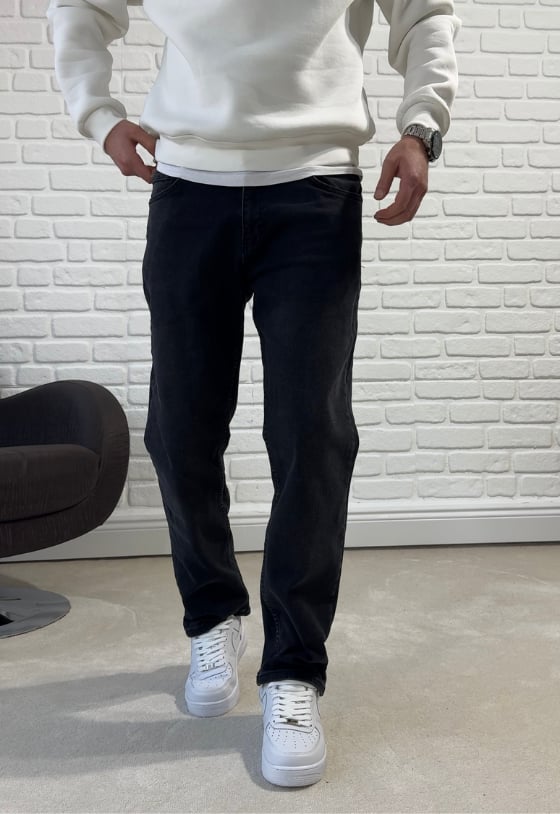 Premium Kalite Regular Jean SİYAH/RGT01