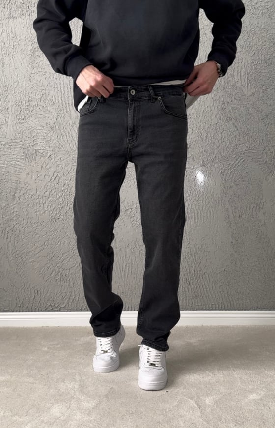 Premium Kalite Regular Jean SİYAH/RGT03
