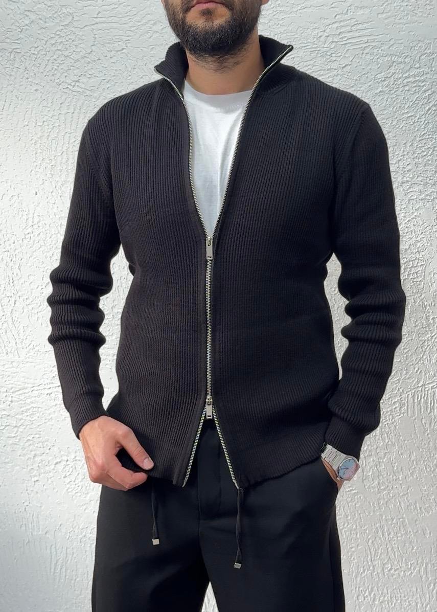 Yeni Sezon Oversize Triko / MRCH02 - Siyah