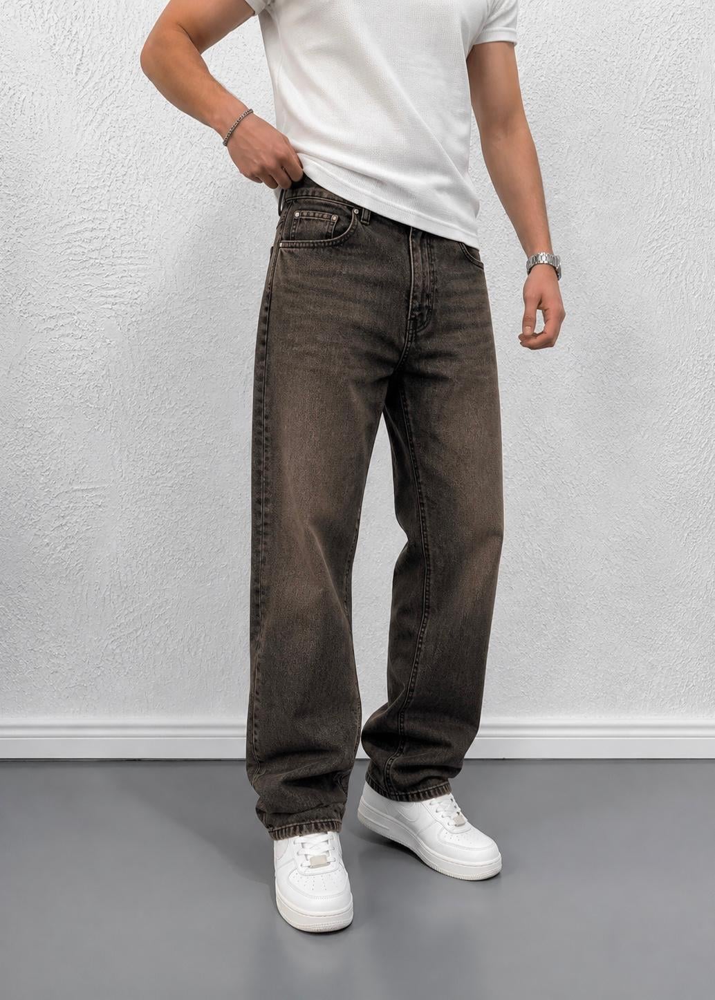 Yeni Sezon Yıkamalı Baggy Jean - GRJ10