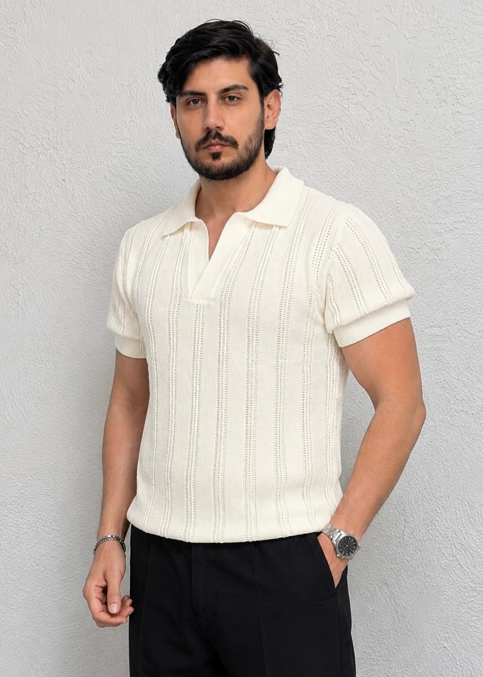 Yeni Sezon Yüksek Kalite Örme Triko -EKRU / TRK01