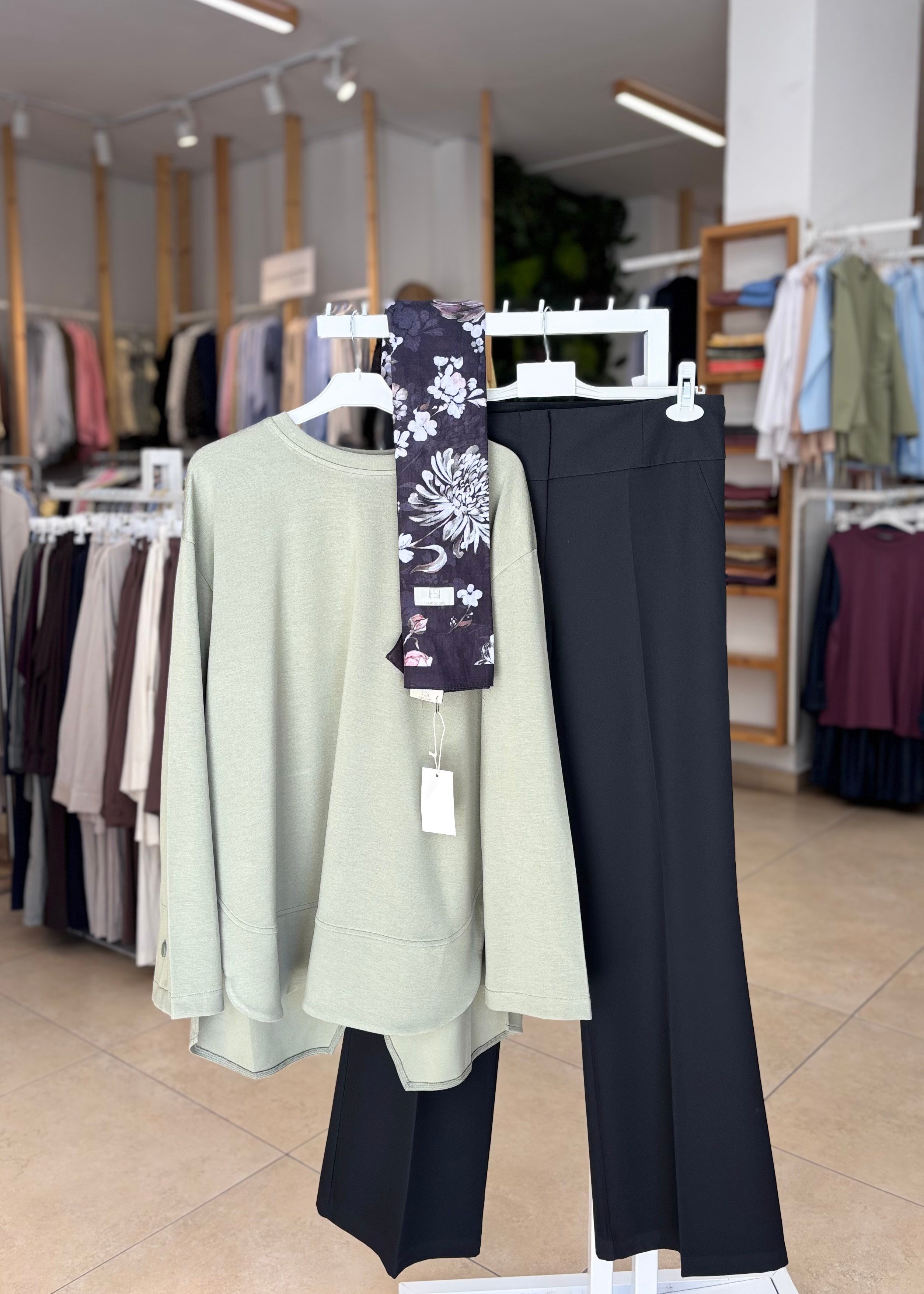 ÇIT ÇIT DETAYLI SWEAT
