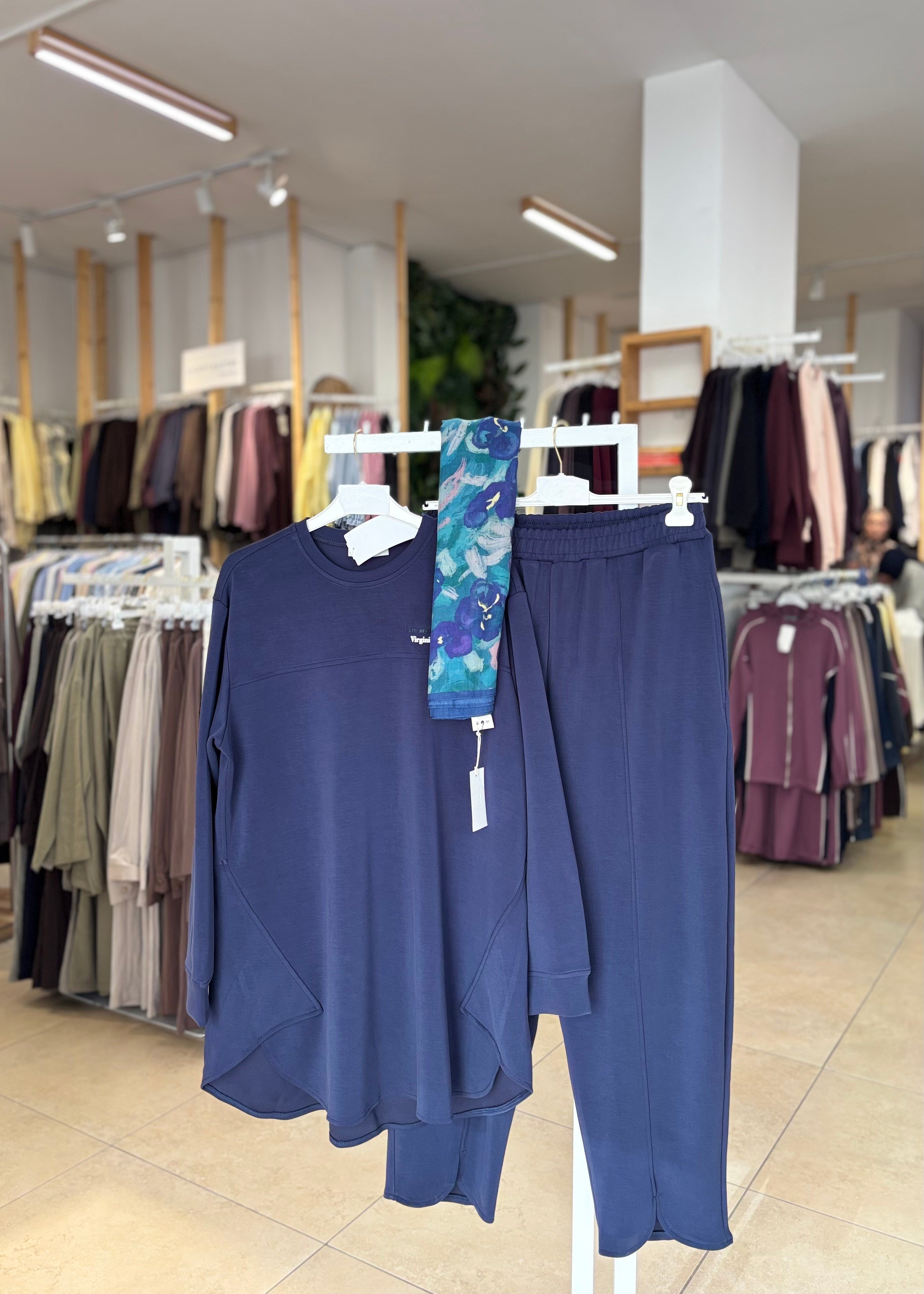 OYSHO KUMAŞ PANTOLONLU TAKIM 