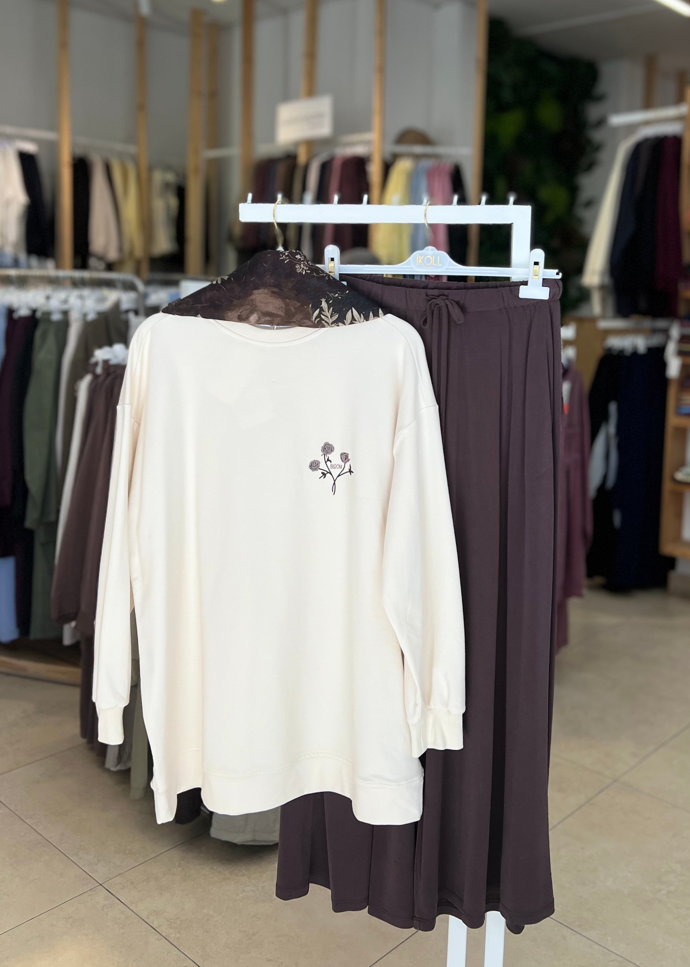PİLELİ ETEK PANTOLON