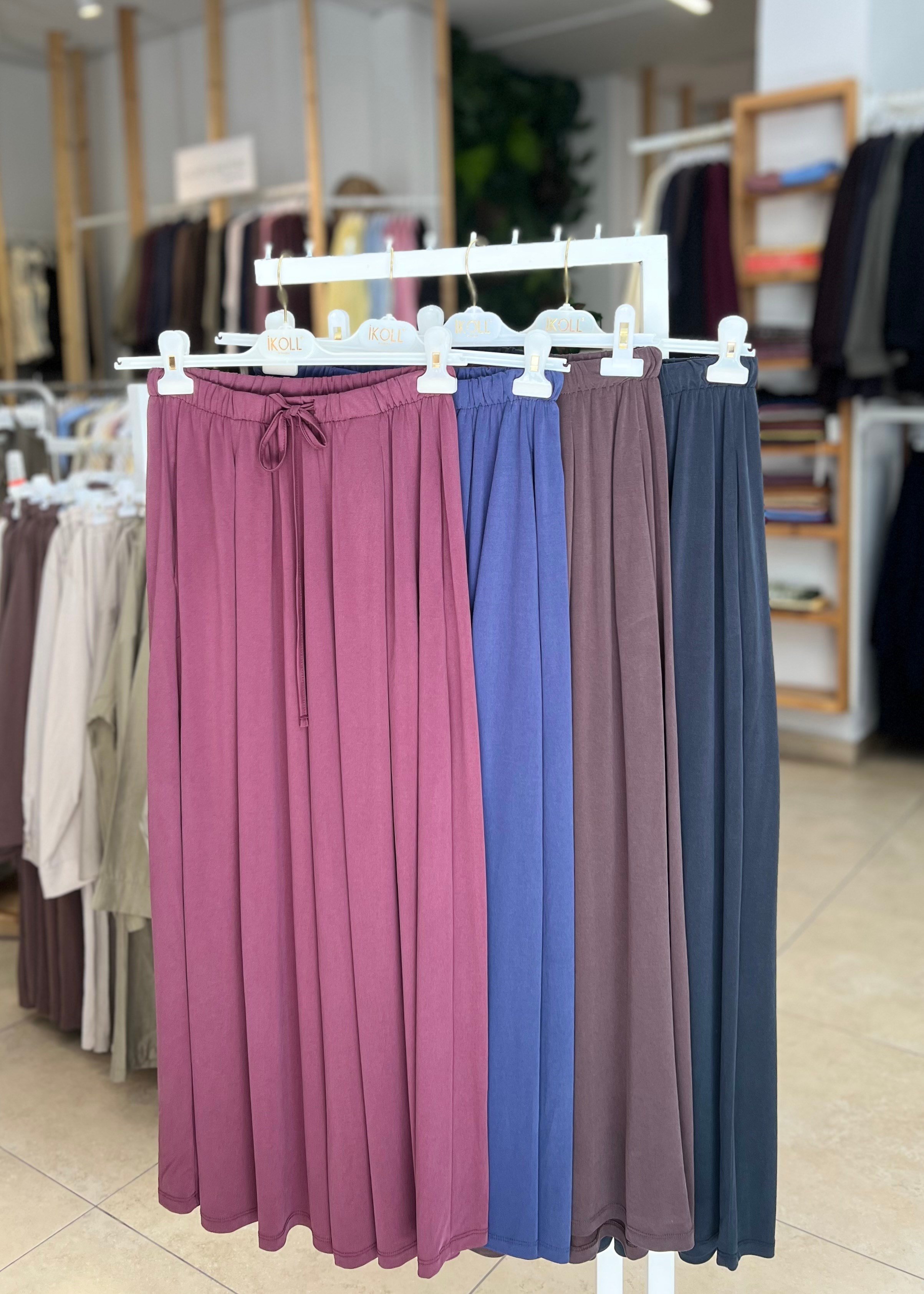 PİLELİ ETEK PANTOLON