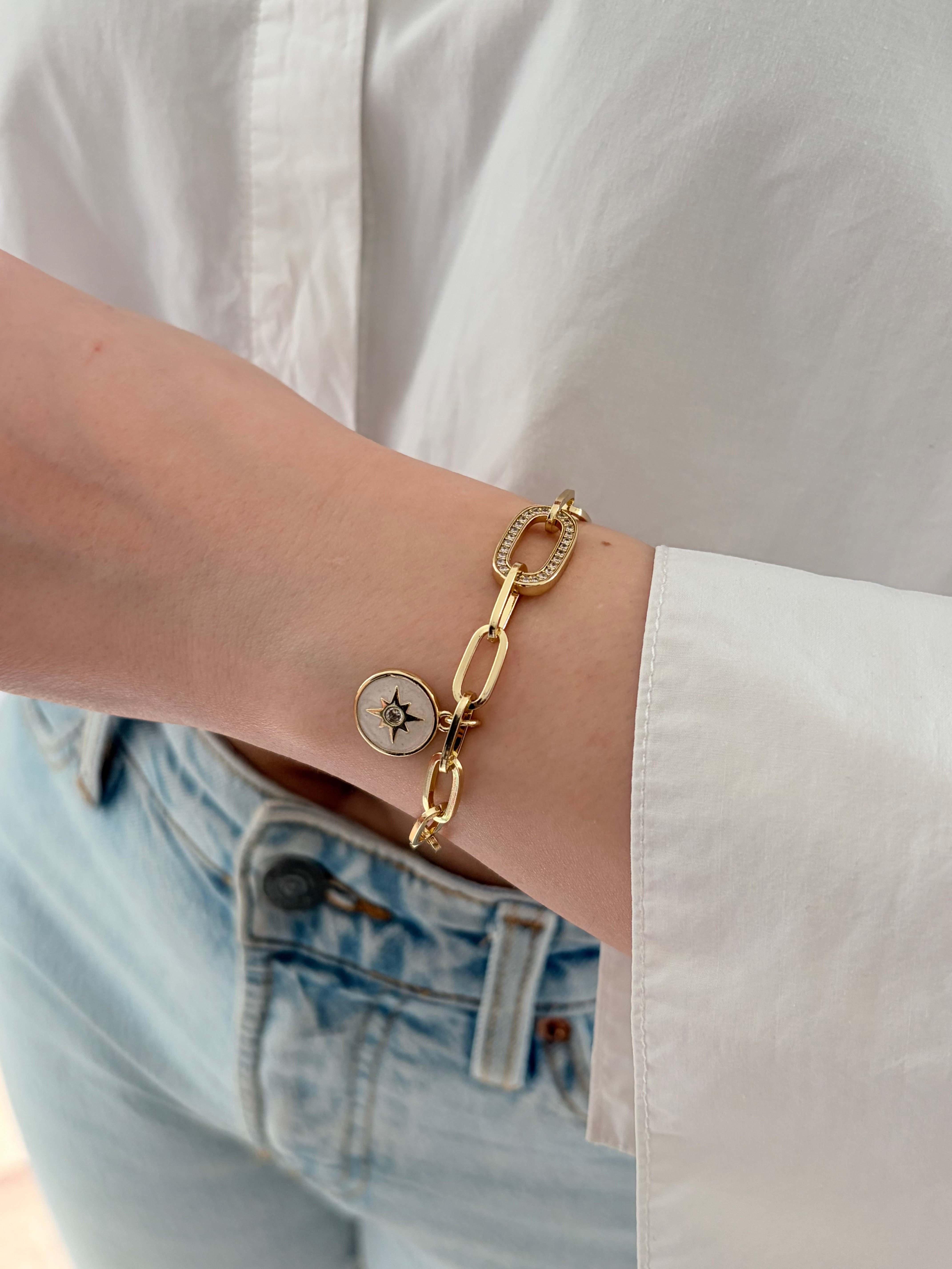 OLESYA WHİTE CHARM BİLEKLİK