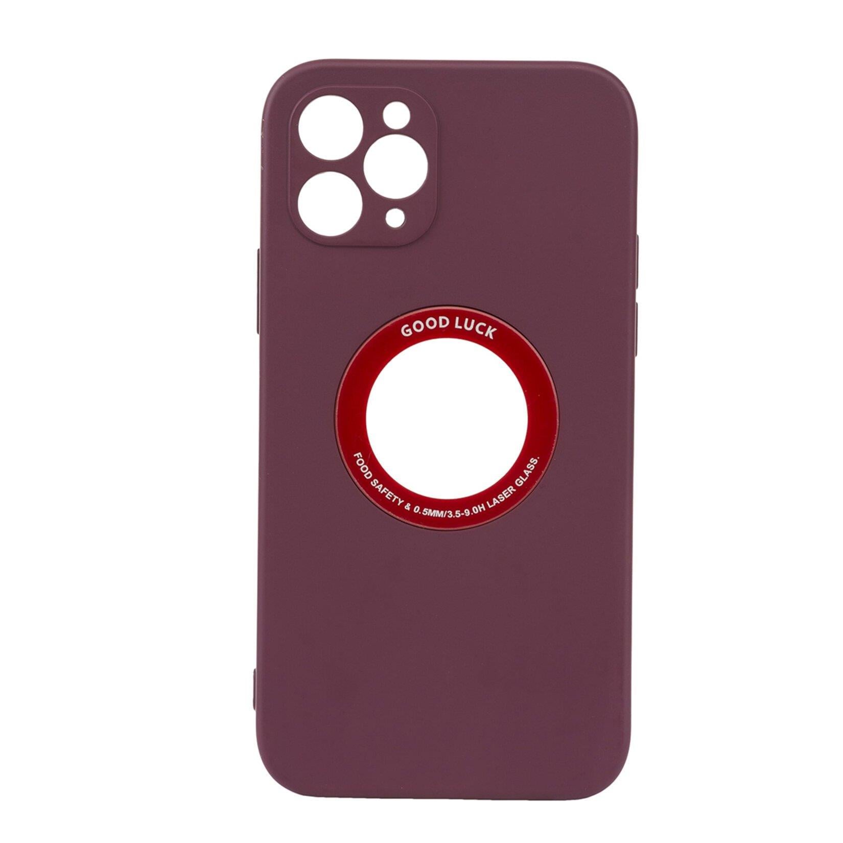 ITHINK IPH. 13 PRO GOODLUCK LOGO KORUMALI KAPAK ( MOR )