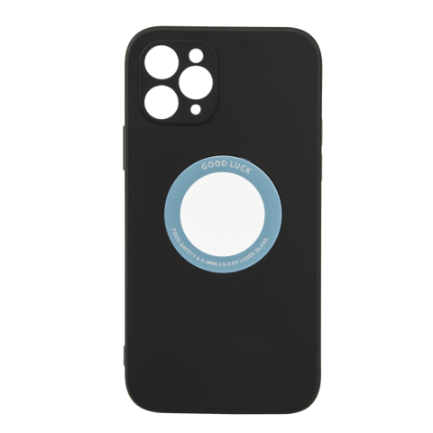 ITHINK IPH. 11 PRO MAX GOODLUCK LOGO KORUMALI KAPAK ( SİYAH )