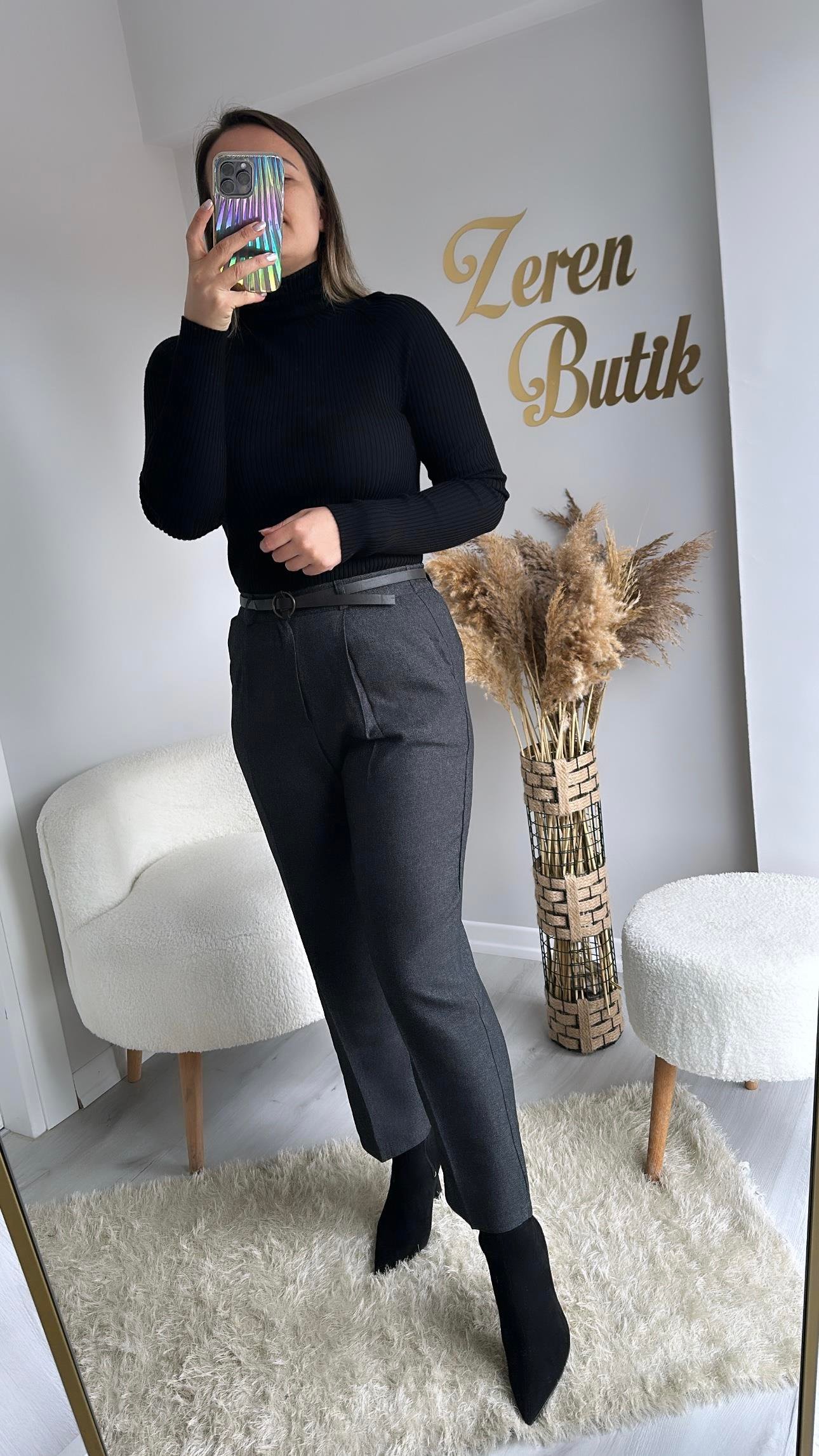KEMERLİ HAVUÇ PANTOLON