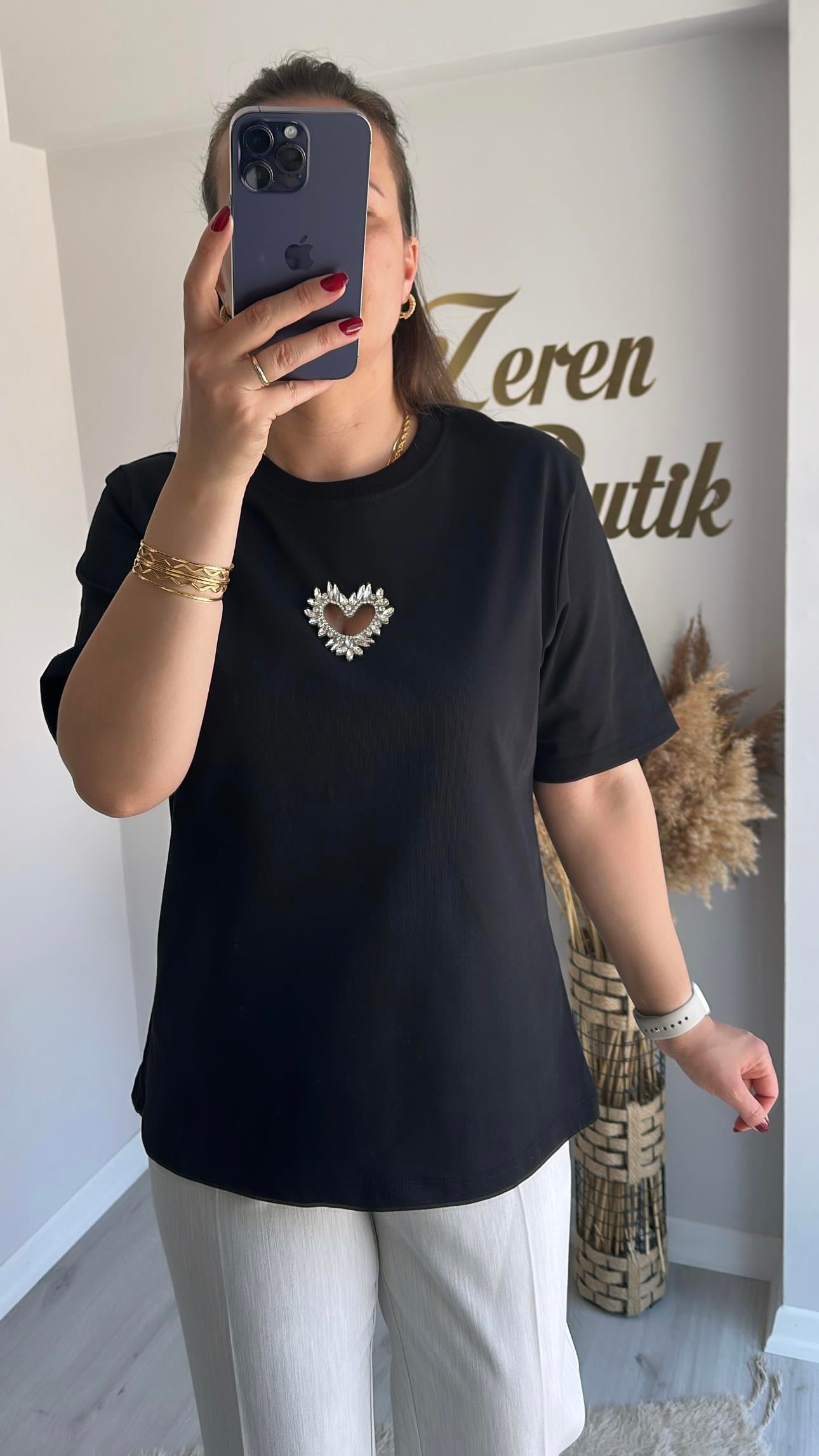 MSSIMO TAŞLI TSHIRT