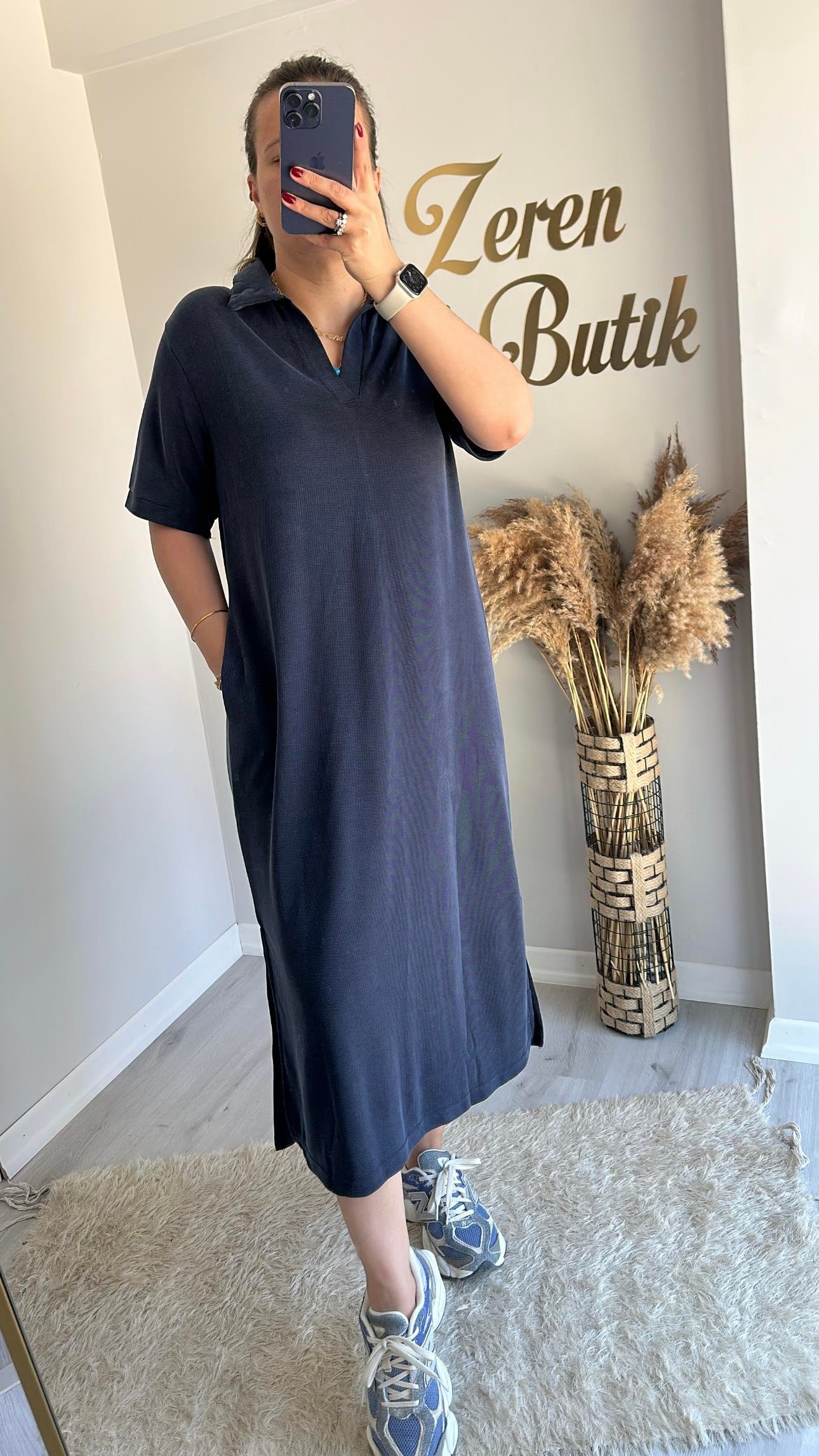 POLO YAKA PİKE MODAL ELBİSE