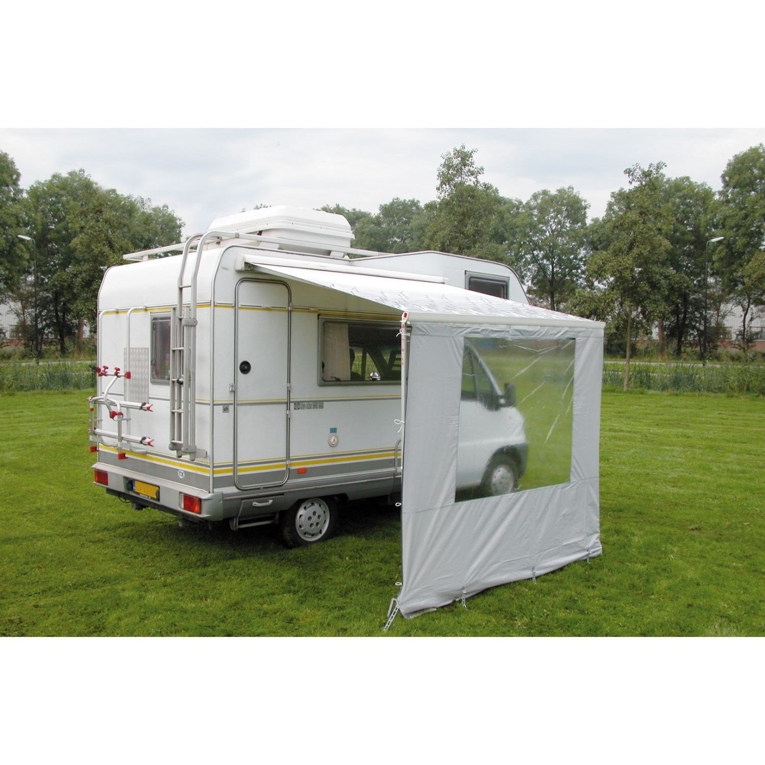 Eurotrail Universal Front Panel Kasetli Tente Ön Paneli 284x190 cm Gri