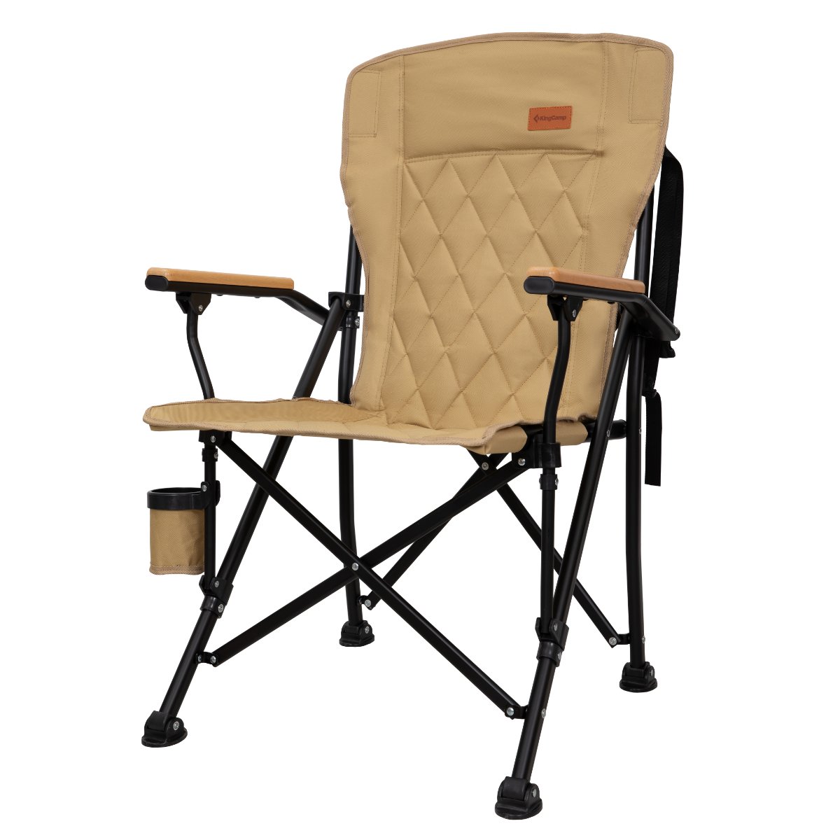 KingCamp Polar Comfort Plus Ultra Konforlu Katlanır Kamp Sandalyesi Khaki