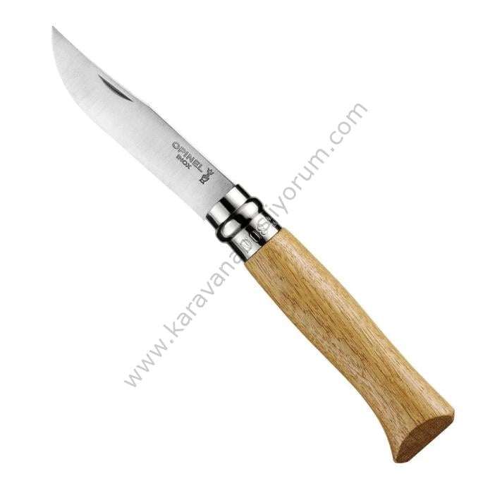 Opinel Inox No 8 Meşe Saplı Paslanmaz Çelik Çakı