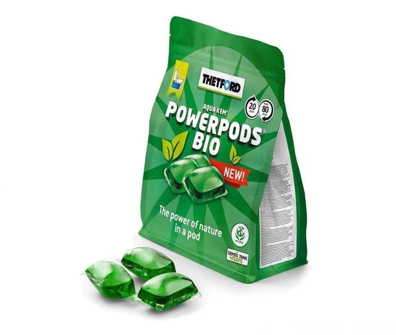 Thetford Powerpods Bio Green Kapsül Kirli Su Tankı Kimyasalı