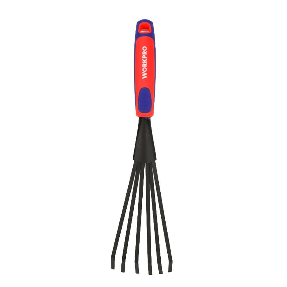 WORKPRO WP331028 360x87mm Çelik Profesyonel Mini Bahçe Tırmığı