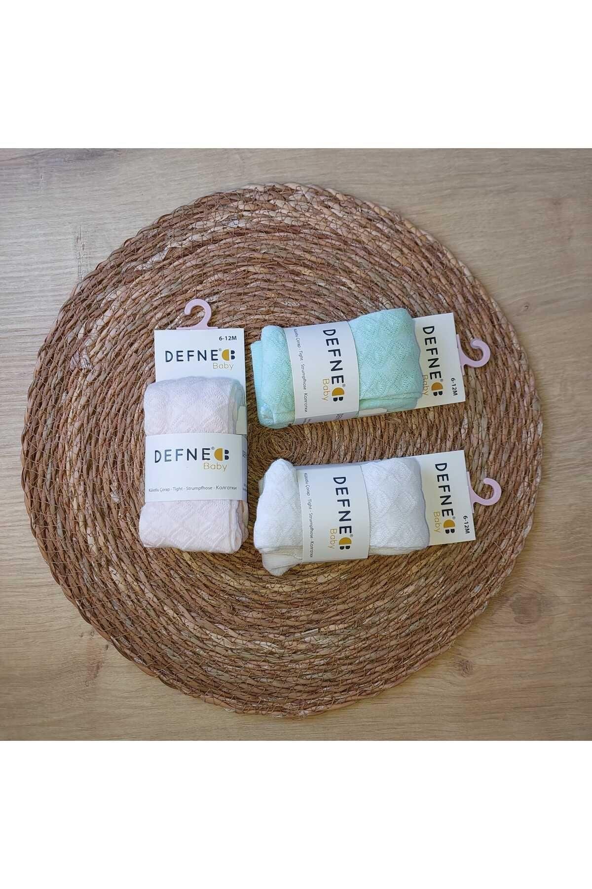 3 Adet Pamuklu Unısex Çocuk Ve Bebek Külotlu Çorap