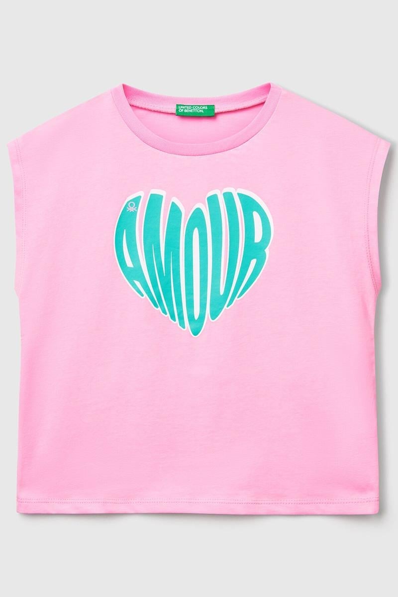Kız Çocuk BNT-G TSHIRT AÇIK PEMBE