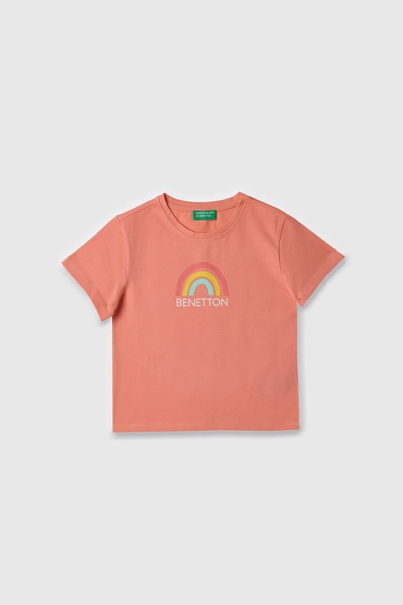 Kız Çocuk BNT-G21814 Benetton Tshirt K.PUDRA